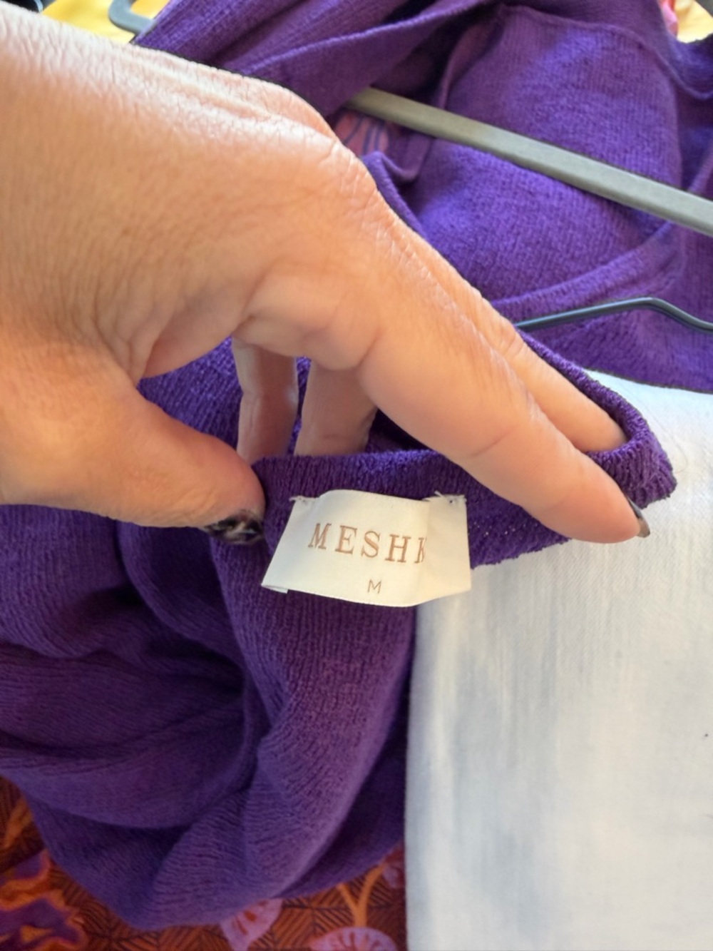 Meshki Purple Knit Top - Picture 3 of 3